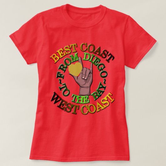 Beste West Coco Luv T-Shirt (Design voorkant)