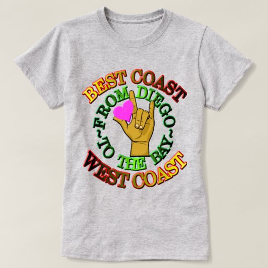 Beste West Mocha Luv T-Shirt (Design voorkant)