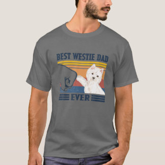 Beste Westie West Highland White Terrier Pap ooit T-shirt