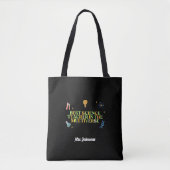 Beste wetenschapsleraar dank je geschenk school op tote bag (Voorkant)