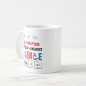 Beste Wetenschapsleraar Ter Wereld Gepersonaliseer Koffiemok (Voorkant links)