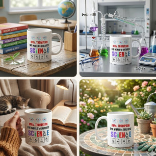 Beste Wetenschapsleraar Ter Wereld Gepersonaliseer Koffiemok