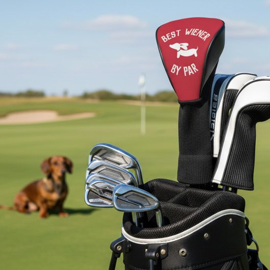 Beste Wiener door Par Punny Dachshund Golf Head Ho Golfheadcover