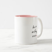 Beste wifeeit ooit mok van twee toonkoffie (Voorkant rechts)