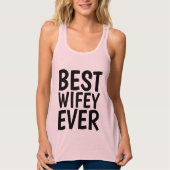 BESTE WIFEY WIFE OOIT T-shirts (Voorkant)