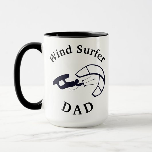 Beste "WIND SURFER VADER" ooit! Vader's Koffie Mok (Links)
