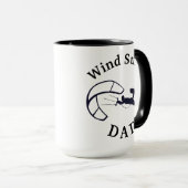 Beste "WIND SURFER VADER" ooit! Vader's Koffie Mok (Voorkant rechts)