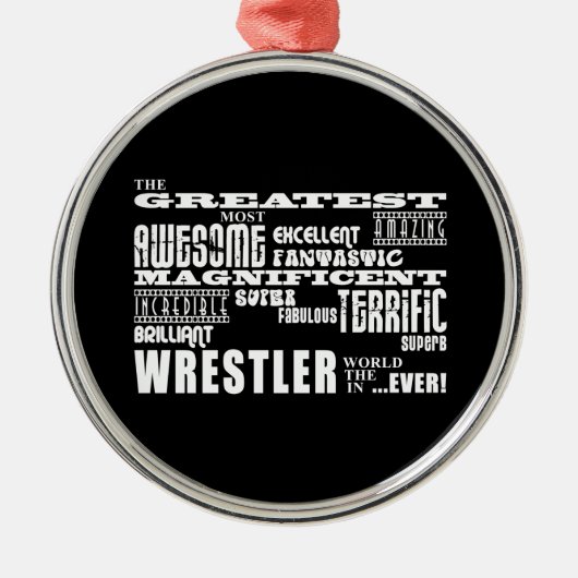 Beste windmolens : Greatest Wrestler Metalen Ornament (Voorkant)