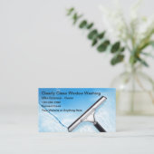 Beste Window Washing Services Visitekaartje (Staand voorkant)