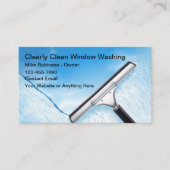 Beste Window Washing Services Visitekaartje (Voorkant)