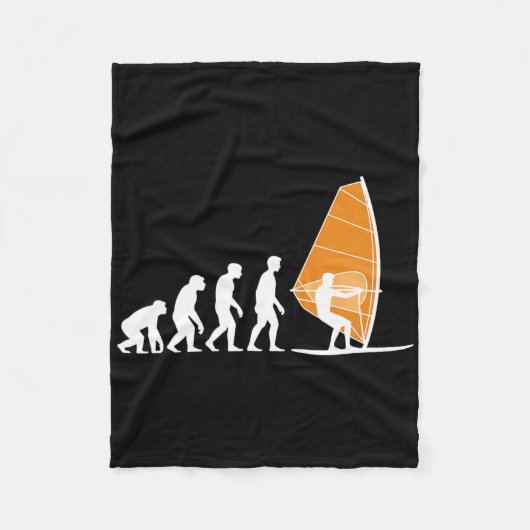 Beste windsurfing kunst voor mannen vrouwen windsu fleece deken (Voorkant)