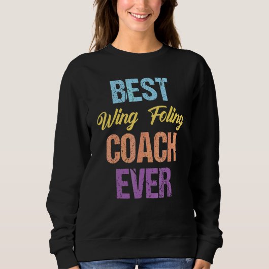 Beste Wing Foling Coach Ooit Wingfoil Surfer Trui (Voorkant)