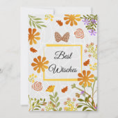 Beste Wishes  Kaart (Voorkant)