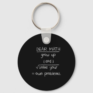 Beste wiskunde grappige quote sleutelhanger