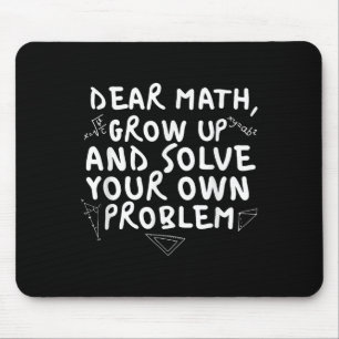 Beste Wiskunde groeit Funny Wiskunde Probleem Quot Muismat