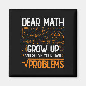 Beste Wiskunde groeit op en lost uw eigen probleme Magneet (Voorkant)