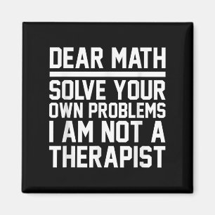 Beste wiskunde humor ontwerp los problemen op niet magneet