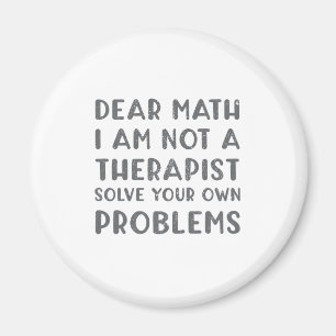 Beste Wiskunde, ik ben geen Therapist die je eigen Magneet