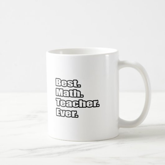 Beste Wiskunde leraar ooit Koffiemok (Rechts)