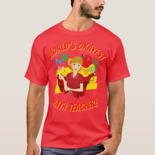 Beste Wiskunde lerarenwaardering T-shirt