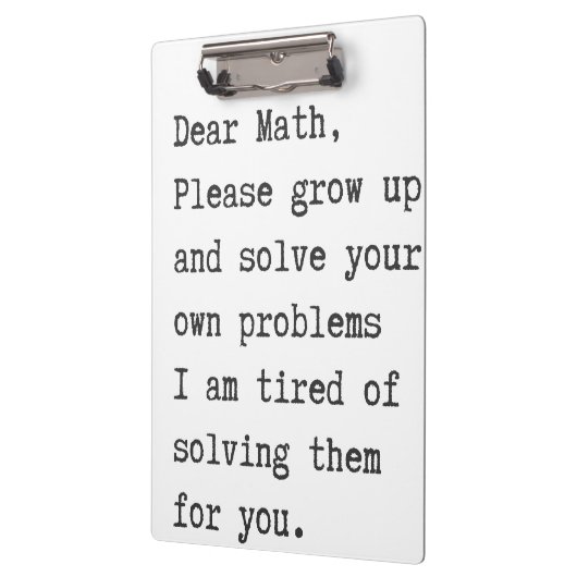 Beste wiskunde lost uw eigen problemen op klembord (Links)