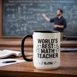 Beste wiskundeleraar ter wereld - persoonlijke mok