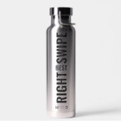 Beste wisser | Valentijnsdag Gift Chrome Waterfles (Links)