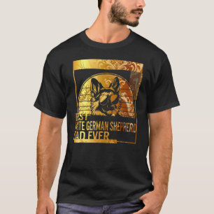 Beste witte Duitse herder papa ooit hond papa voor T-shirt