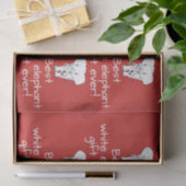 Beste Witte Olifant Cadeau Uitwisseling Feest Tissuepapier (Geschenk)
