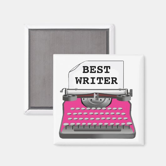 "BESTE WRITER!" MAGNEET (Voorkant / Achterkant)