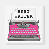 "BESTE WRITER!" MAGNEET (Voorkant)
