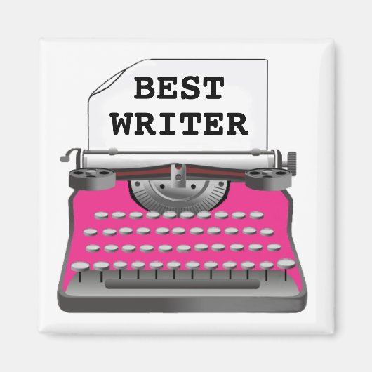 "BESTE WRITER!" MAGNEET (Voorkant)