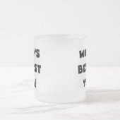 Beste Yaya-cadeaus van de zwarte wereld Matglas Koffiemok (Center)