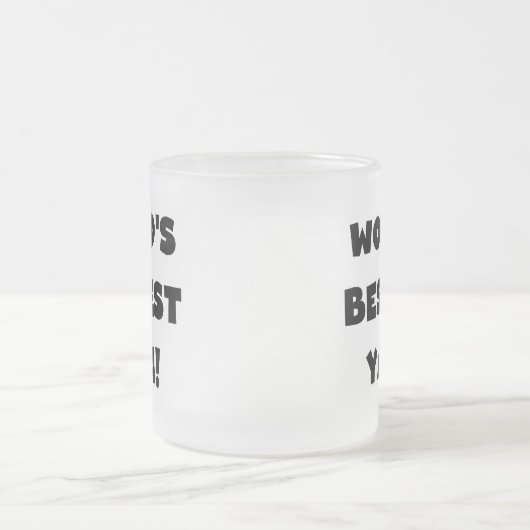 Beste Yaya-cadeaus van de zwarte wereld Matglas Koffiemok (Center)