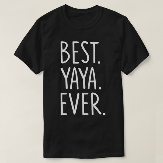 Beste Yaya Ever T-shirt (Design voorkant)