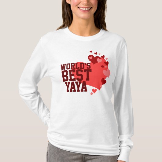 Beste Yaya van de wereld T-shirt (Voorkant)