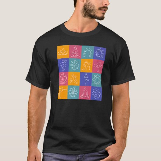 Beste Yoga-achterprint 1 T-shirt (Voorkant)