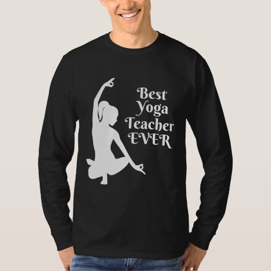 Beste Yoga-leraar ooit T-shirt (Voorkant)