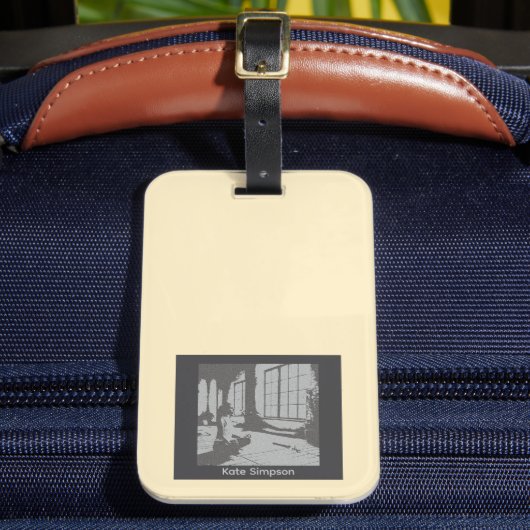 Beste yogalerares ooit bagagelabel (Voorkant Insitu 2)
