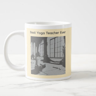 Beste yogalerares ooit grote koffiekop