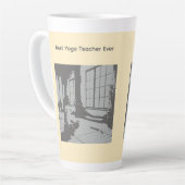 Beste yogalerares ooit latte mok (Linkerhoek)