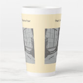 Beste yogalerares ooit latte mok (Voorkant)