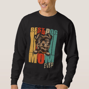 Beste Yorkie Hond Mam Ooit Retro Yorkshire Terrier Trui