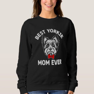 Beste Yorkie-moeder ooit Hondenmoeder Humor Vachtm Trui