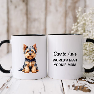 Beste Yorkie moeder ter wereld met Afbeelding Mok