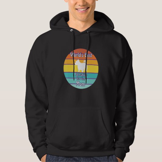 Beste Yorkshire Terrier Moeder van de Wereld Hoodie (Voorkant)