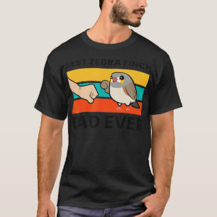 Beste Zebra vader ooit Australische Zebra Finch B T-shirt