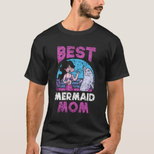 Beste Zeemeermin Moeder Mermaids Meisje Kinder Sch T-shirt