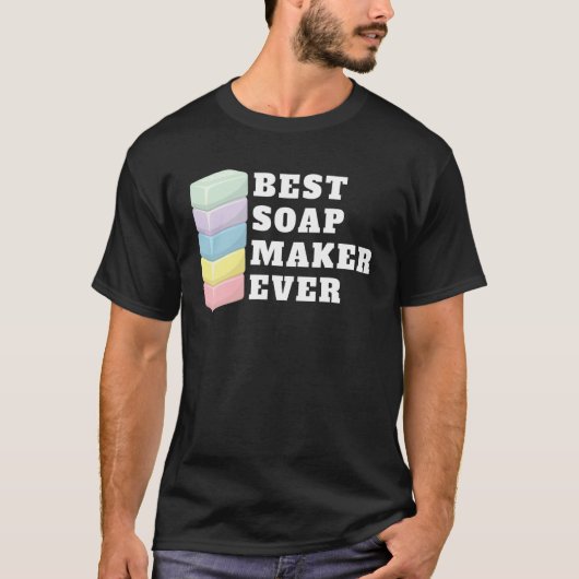 Beste zeepmaker ooit zeep maken t-shirt (Voorkant)