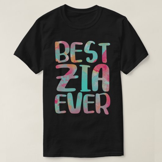 Beste Zia Ever T-shirt (Design voorkant)